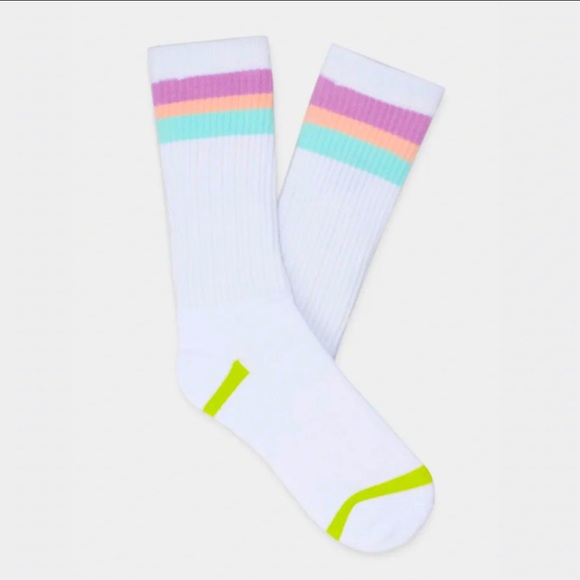 UGG Clare Three Stripe Crew Sock - Picture 1 of 4